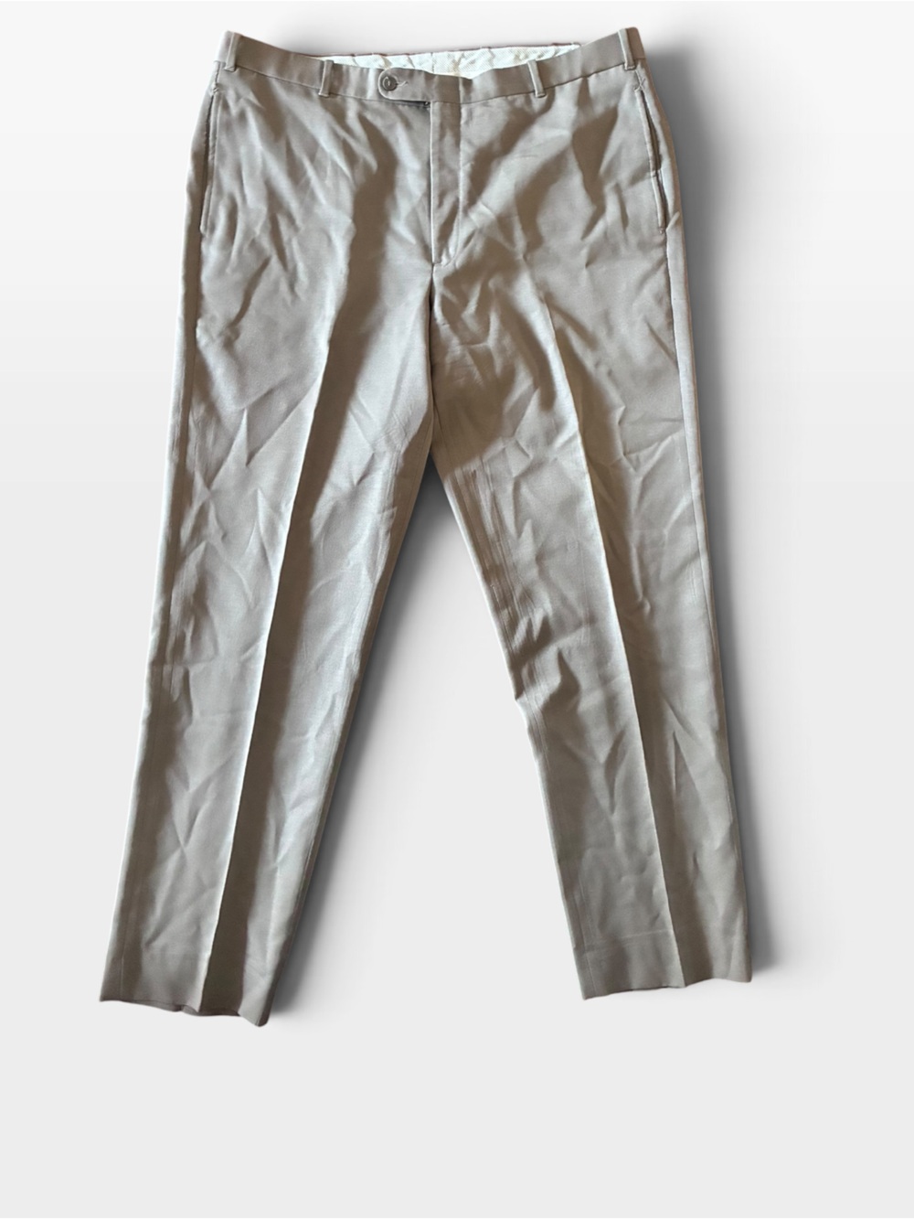Men's Classic Chino Pants in Light Beige